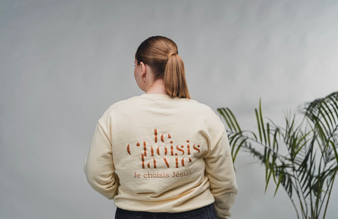 Crewneck Je choisis la vie